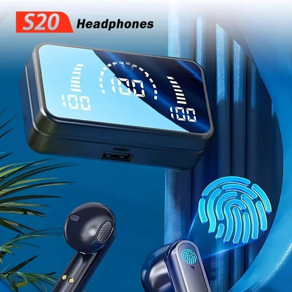 QCY TWS S20 Earphone Bluetooth - огляд і ціна Wireless Earbuds Tws