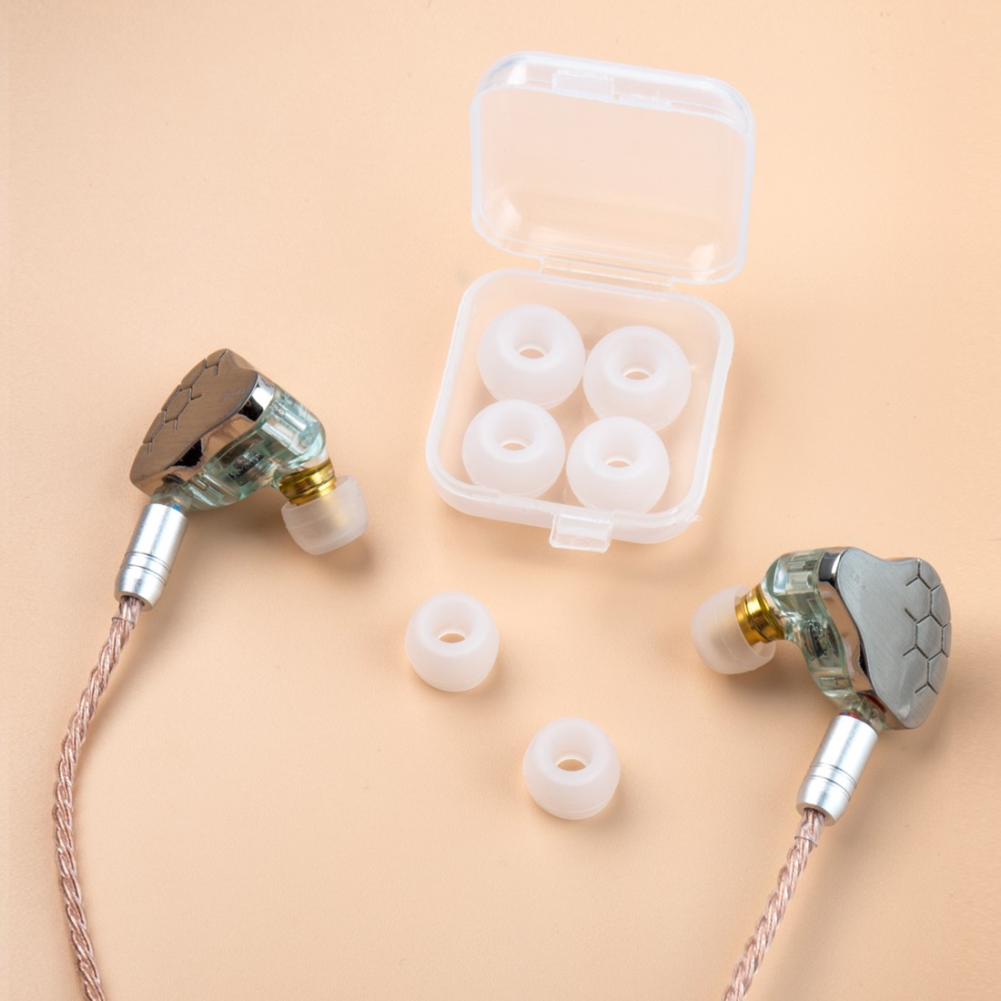KBEAR Coffee Eartips Wired Hea - огляд і ціна Earphone Foam Tip