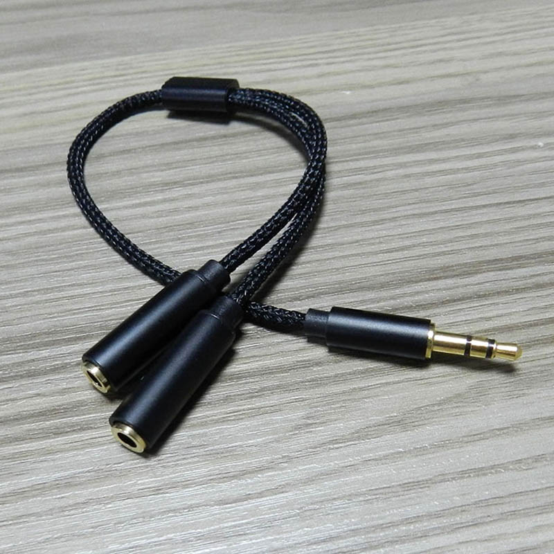 3.5mm Audio Splitter Y Jack 1  - огляд і ціна Earphone Splitter Jack