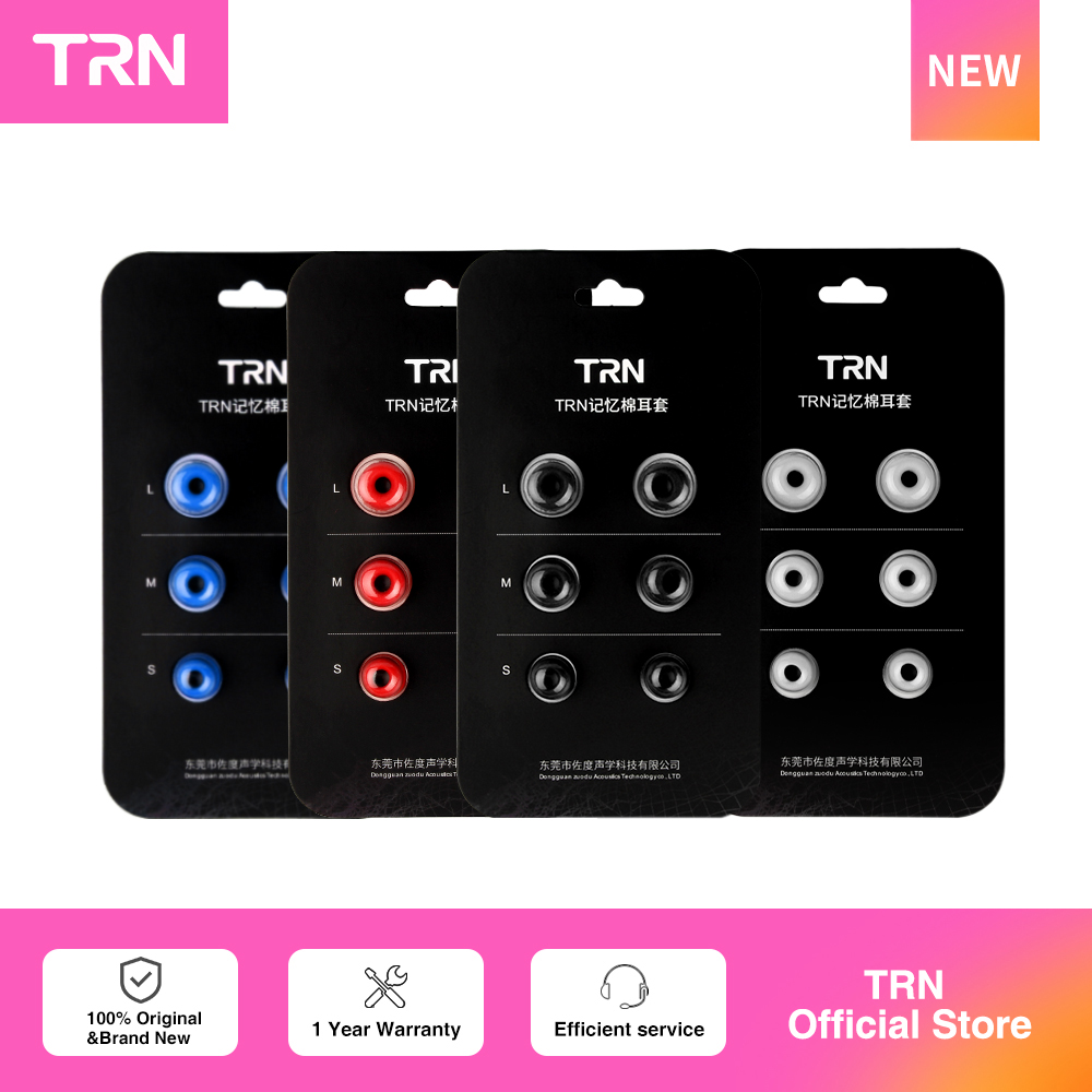 TRN 3Pairs (6pcs) Earphone Mem - огляд і ціна Earphone Foam Tip